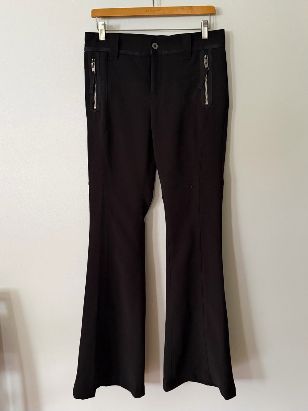 Grungecore Free People Black Utility Kick Flare pants NWOT size 8